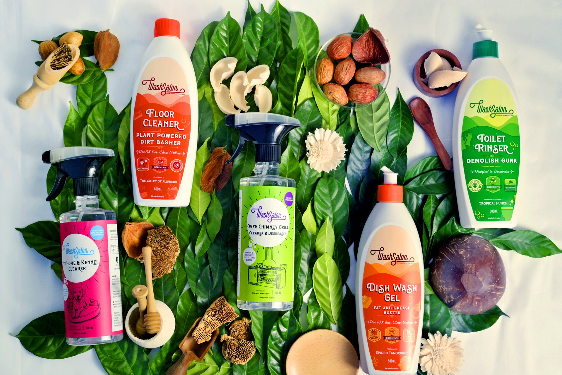 Non-toxic eco-friendly home cleaning products in India safe for kids pets and made with US EPA approved plant based ingredients