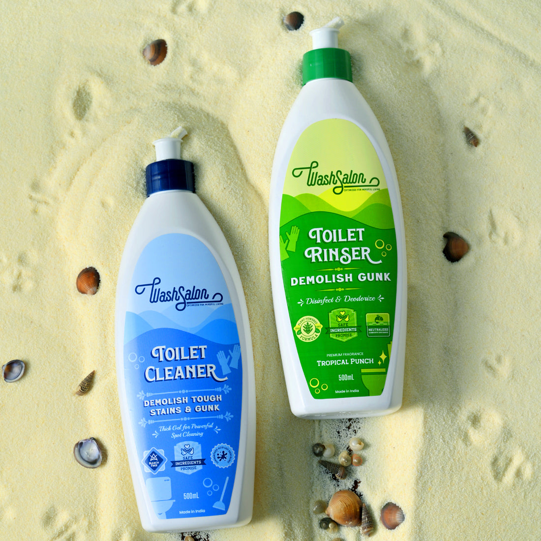 Plant-Based Ingredients in WashSalon Toilet Rinser – No Bleach, No Acid, No Toxins