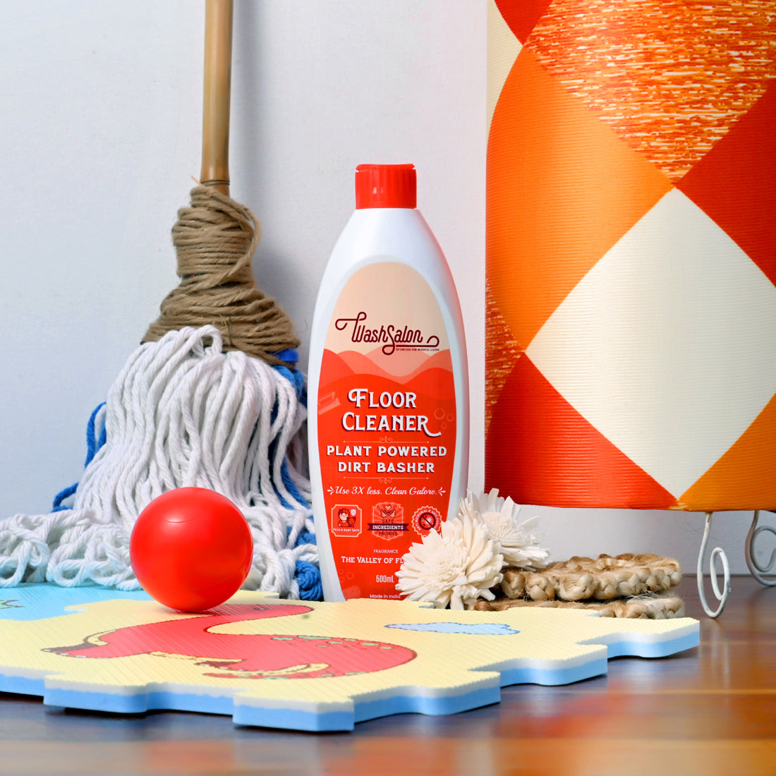 Baby Safe Natural Floor Cleaner for Indian Homes – WashSalon Toxin-Free Formula