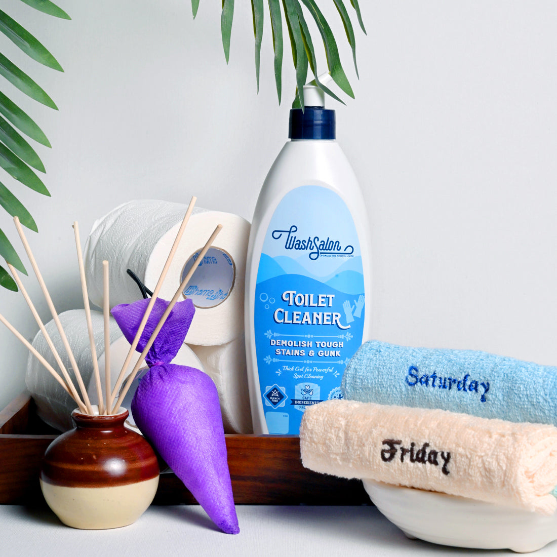 WashSalon Biodegradable Toilet Cleaner with Natural Ingredients – Safe for Kids, Pets &amp; Planet