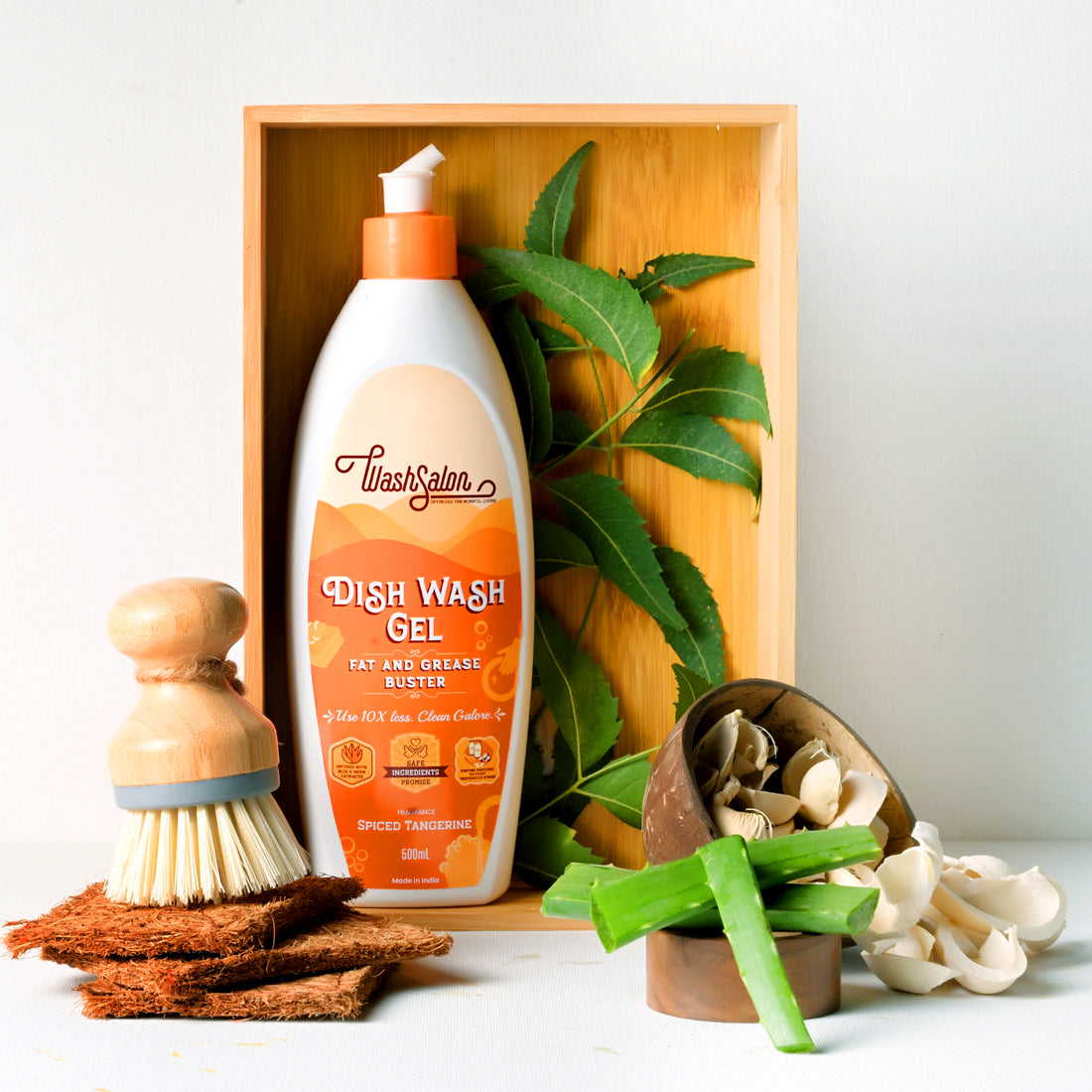 Neem and Aloe-Infused Dishwash Liquid – Gentle on Hands, Antibacterial