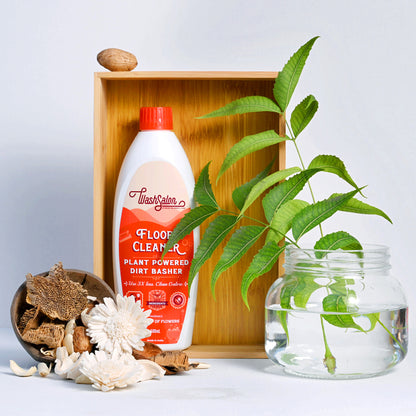 WashSalon Natural Floor Cleaner Bottle – 500ML Plant-Based Floor Disinfectant for Indian Homes